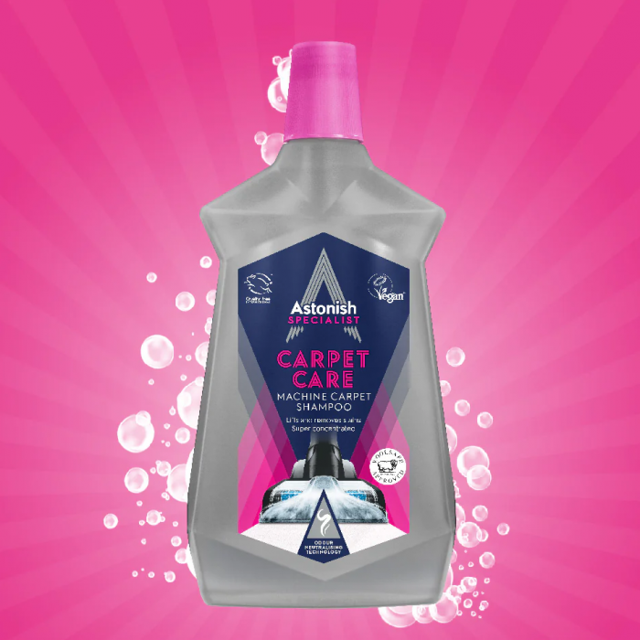 Суперконцентрований шампунь для пилососів Astonish з дезінфікуючим ефектом, 1 л (212022) - 